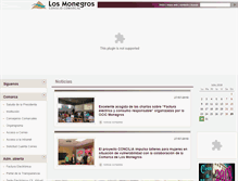 Tablet Screenshot of losmonegros.com